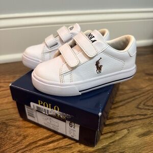 Polo White Easten II EZ Toddler Boy 6.5